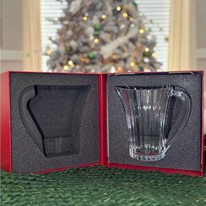 Baccarat Crystal Millie Nuits Water Pitcher in Red Box